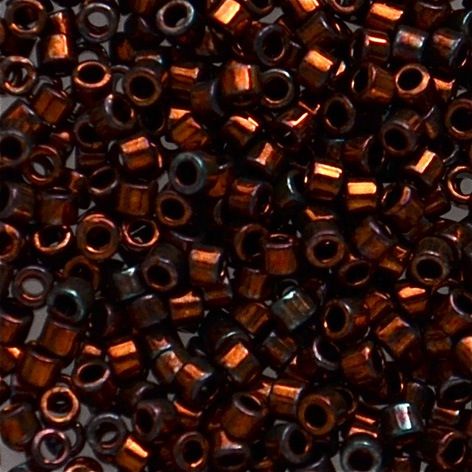 DB1002 Met Dk Copper Gold Iris Delica