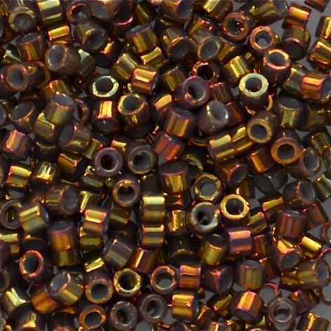 DB1010 Met Earth Batik Gold Iris Delica