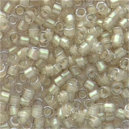 DB1711 Pearl Lined Gray Mist AB Delica