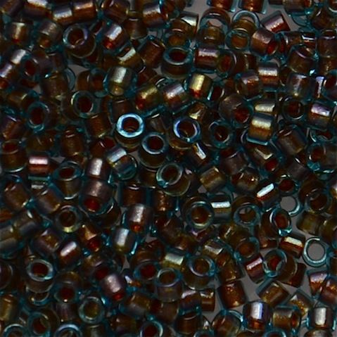 DB1775 Topaz Lined Aqua AB Delica