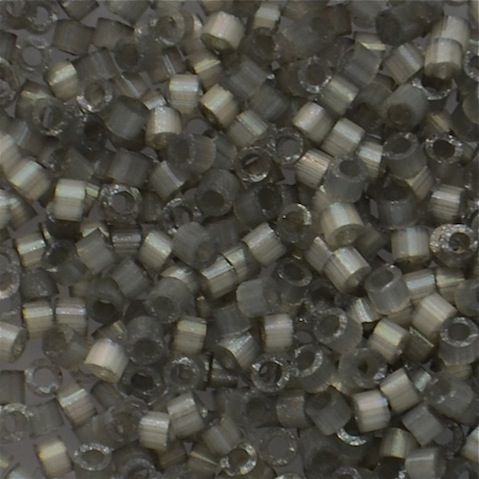 DB1817 Dyed Smoke Gray Silk Satin Delica