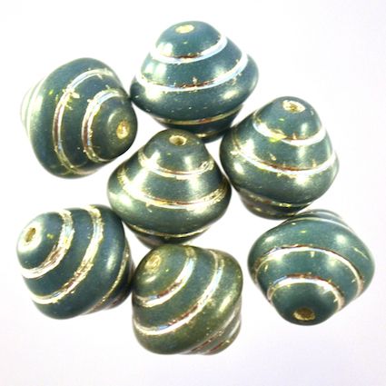 GL2928 Soft Jade Bicone Spinning Top