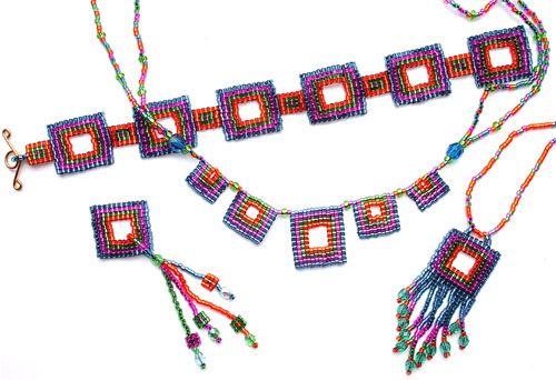 Square Stitch Box - Hawaii