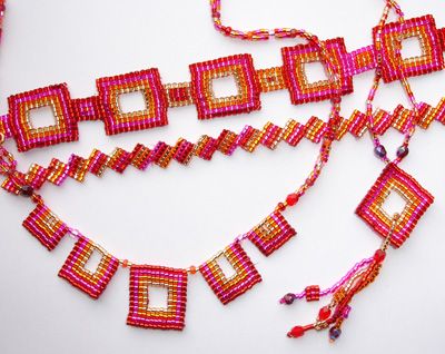 Square Stitch Box - Krakatoa