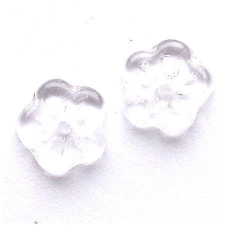 GL3007 6mm Clear Flat Flower