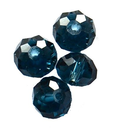 CC1290 6x8mm Faceted Montana Sapphire Rondelle
