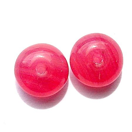 GL1549 9x5mm Soft Rose Pink Rondelle