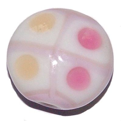 GL3168 22mm Cushioned Pink and Peach Disc