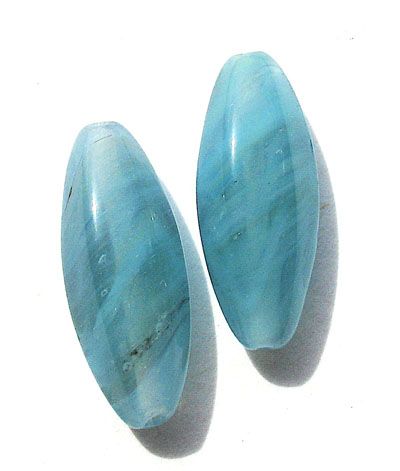 GLx0995 20mm Turquoise Oval