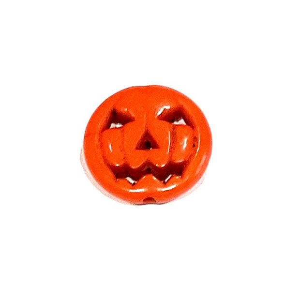 Pumpkin Face Bead