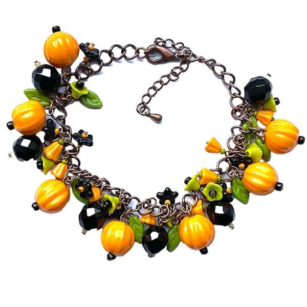 Pumpkin Patch Charm Bracelet