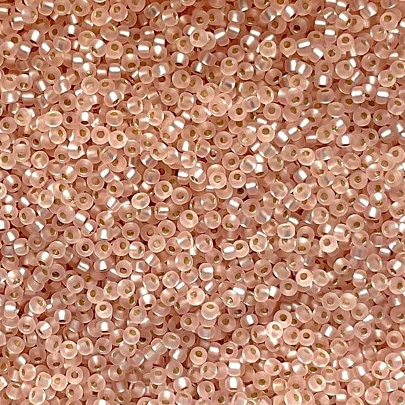 RC11-0023F Frost SL Pale Rose Size 11 Seed Beads