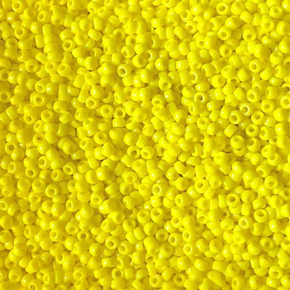 RC11-0404 Op Yellow Size 11 Seed Beads