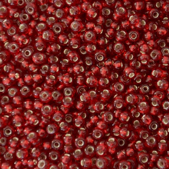 RC1117 SL Red Size 8 Seed Beads