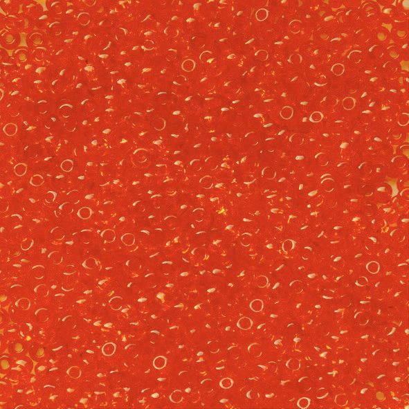 RC119 Trans Orange Size 10 Seed Beads