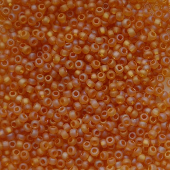 RC1202 SL Frost Transparent Topaz Size 10 Seed Beads