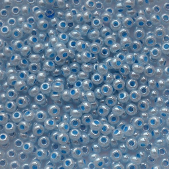 RC402 Blue Ceylon Size 8 Seed Beads