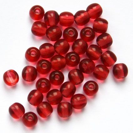 RG406 4mm Clear Rose Pink Rounds