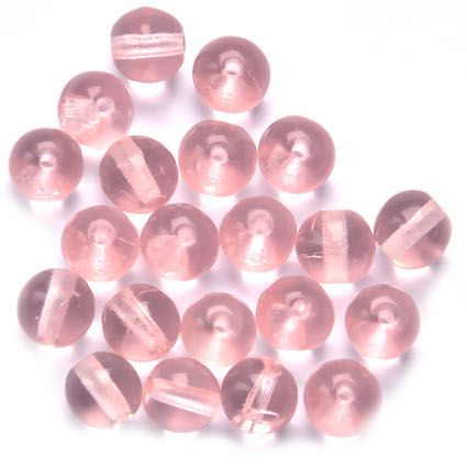 RG606 6mm Clear Pale Pink Rounds
