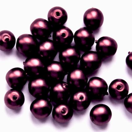 RG682 6mm Mat Metallic Red Rounds