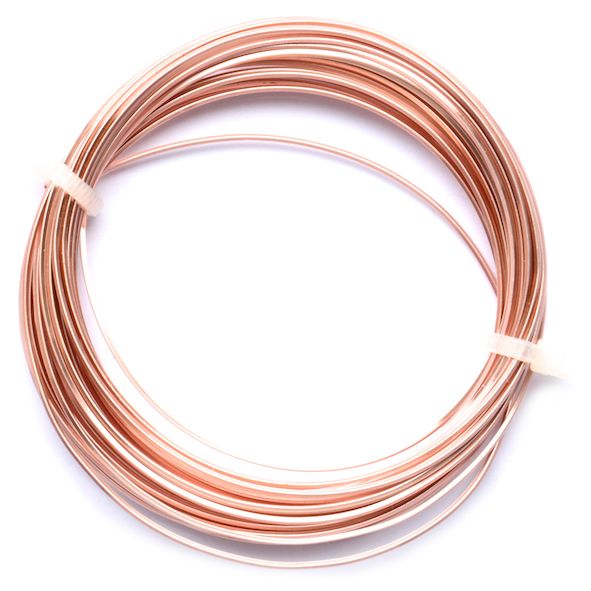 JWSQ06 0.8mm Square Rose Gold Wire