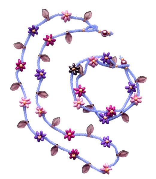 Sarah Jane Set Pink and Purple