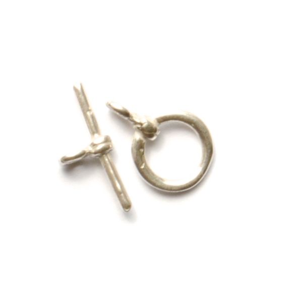 SS288 Sterling Silver Ring and Bar (8mm ring, 10mm bar)