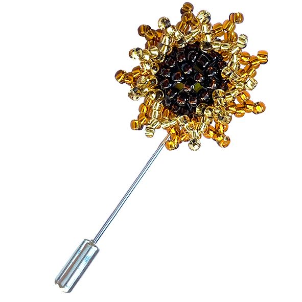 Sunflower Brooch Kit