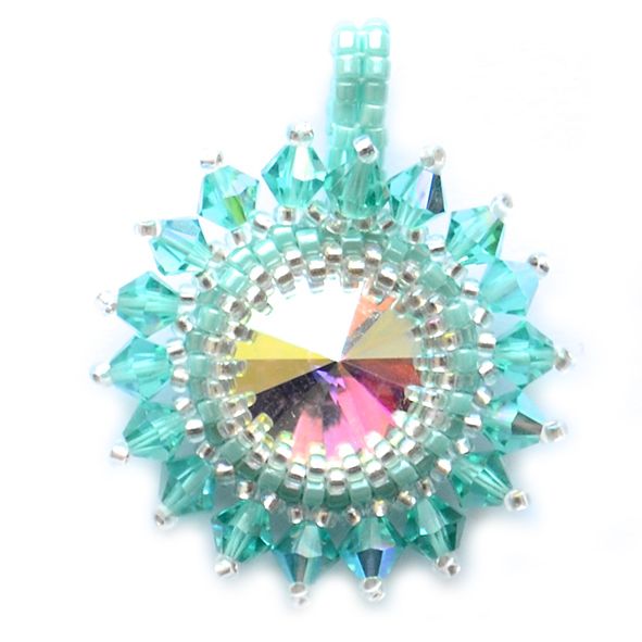 Sunray Pendant soft teal