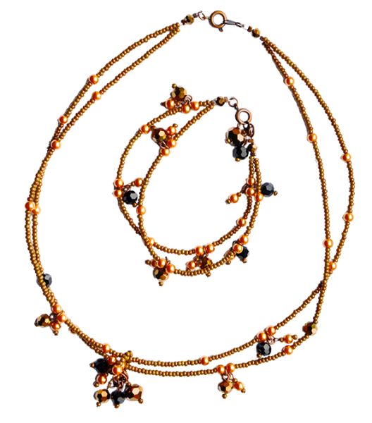 Suzette Simples set in gold