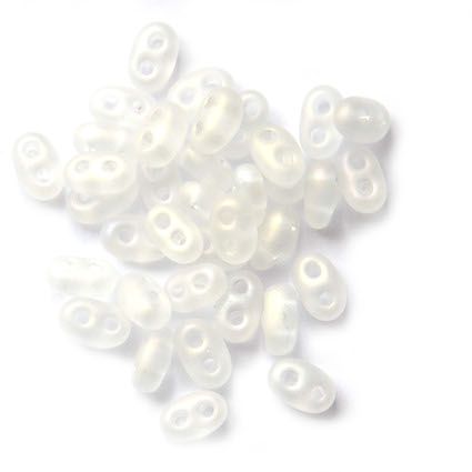 TW092 Frost Crystal AB Twin Bead