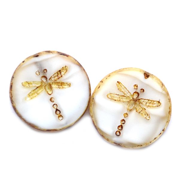 GL6344 Opal Dragonfly Bead