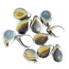GL5715 Met Silver Pip Beads