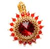Sunray Pendant red and gold